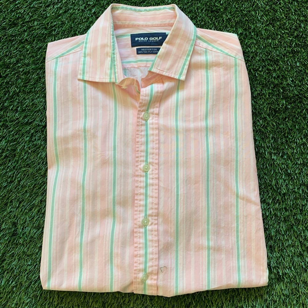 🏌️‍♂️ Polo Golf Pink Button Down